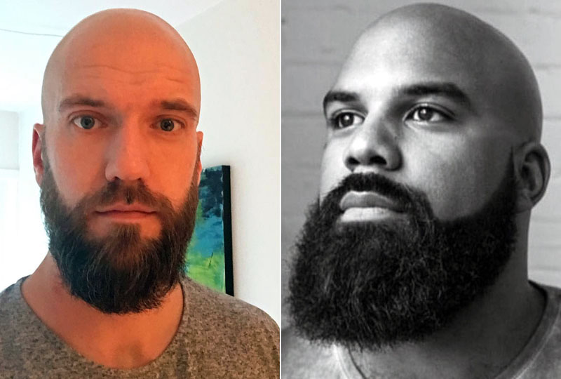 Beard Styles for Bald Men