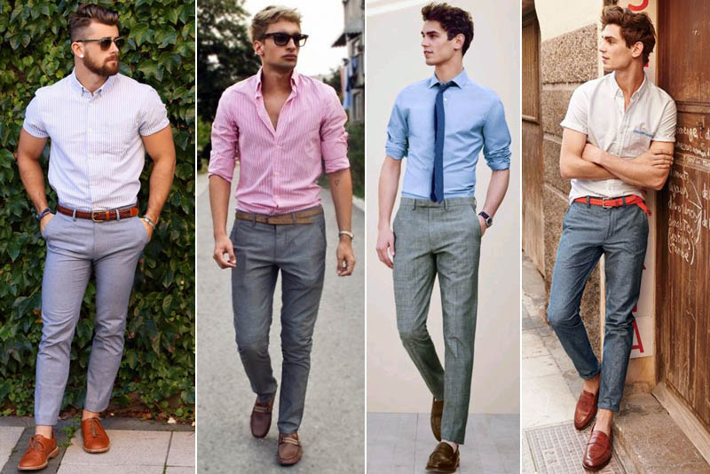 What to Wear with Grey Pants
