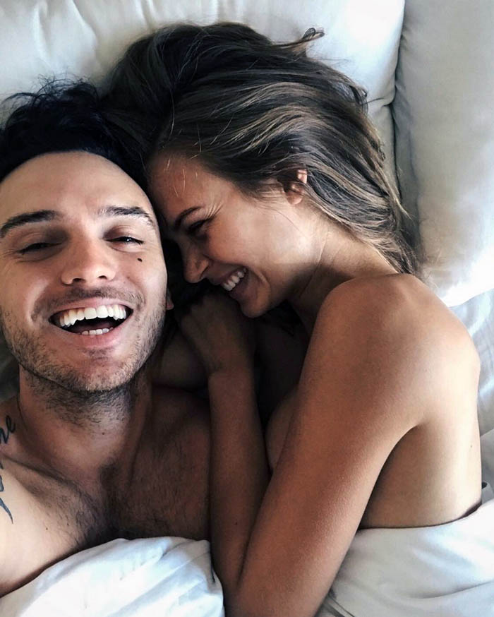 Josephine Skriver and Alexander Deleon